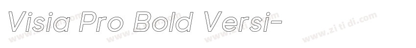 Visia Pro Bold Versi字体转换 Visia Pro Bold Versi字体转换